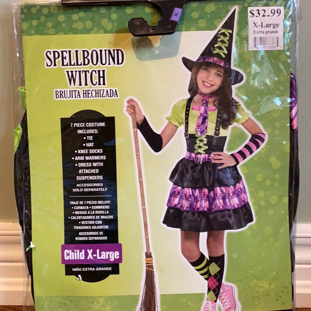 Girl’s Halloween Spellbound Witch Costume